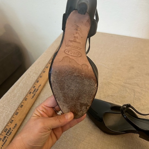 Circa Joan & David size 9 Leather sole black dress shoes - Picture 6 of 6